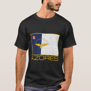 Camiseta Bandera de las Azores Macaronesia Orgullo Azoreo