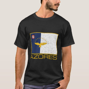 Camiseta Bandera de las Azores Macaronesia Orgullo Azoreo