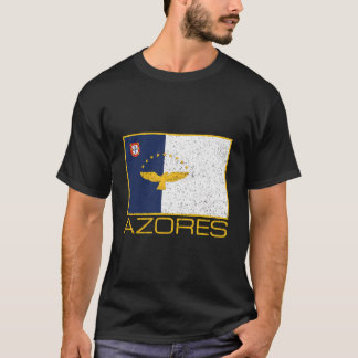 Camiseta Bandera de las Azores Macaronesia Orgullo Azoreo