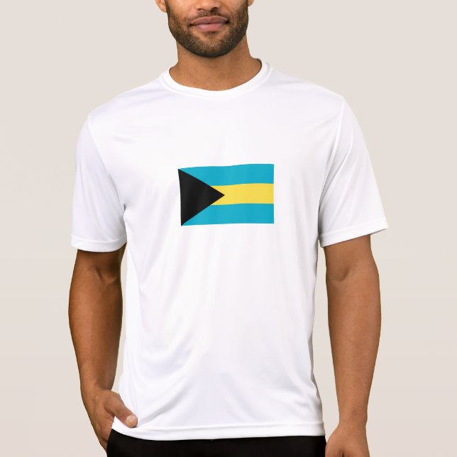 Camiseta Bandera de las Bahamas (Anverso)