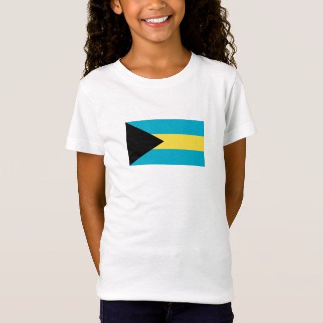 Camiseta Bandera de las Bahamas (Anverso)