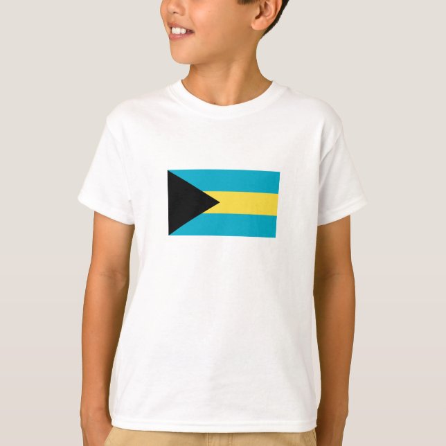 Camiseta Bandera de las Bahamas (Anverso)