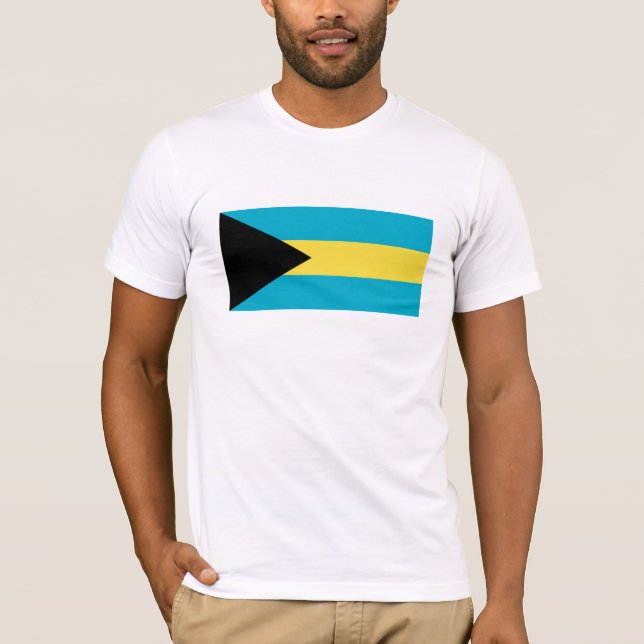 Camiseta Bandera de las Bahamas (Anverso)