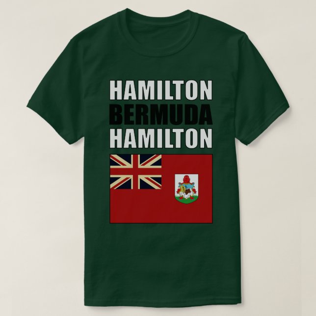 Camiseta Bandera de las Bermudas (Diseño del anverso)