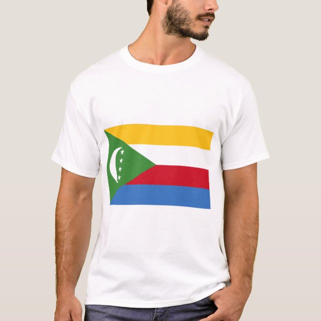 Camiseta Bandera de las Comoras (Anverso)