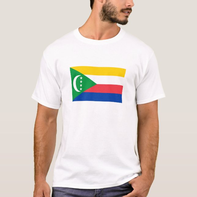 Camiseta Bandera de las Comoras (Anverso)