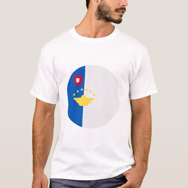 Camiseta Bandera de las islas Azores (Anverso)