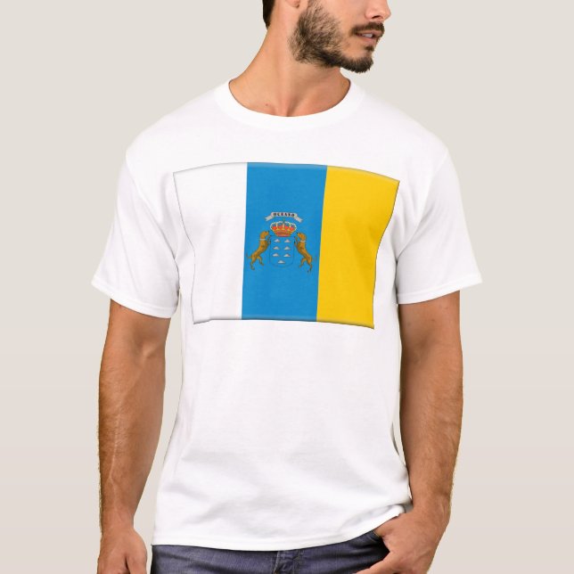 Camiseta Bandera de las islas Canarias (España) (Anverso)
