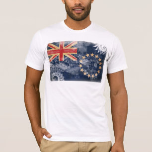 Camiseta Bandera de las islas de cocinero