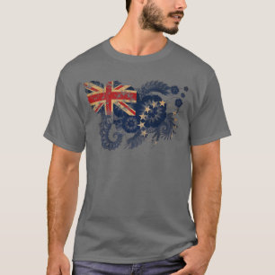 Camiseta Bandera de las islas de cocinero
