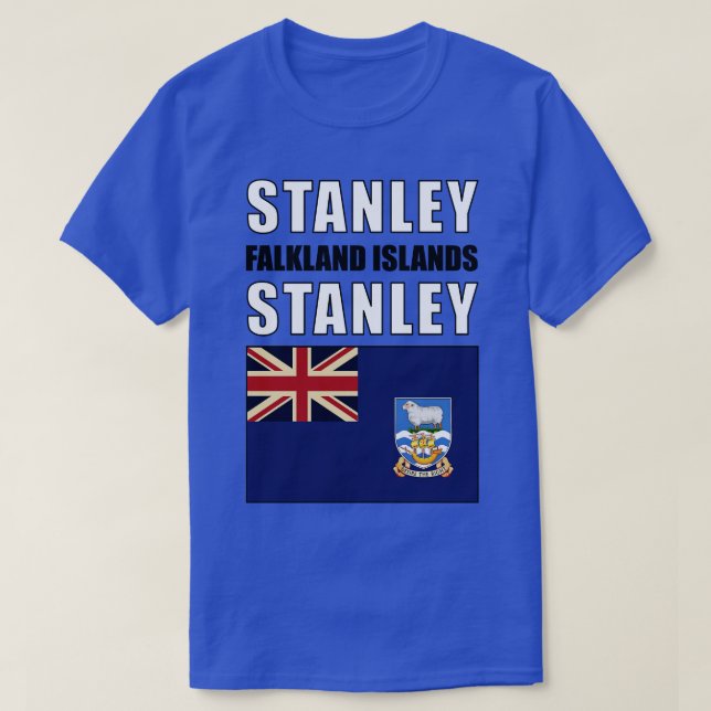Camiseta Bandera de las Islas Falkland (Diseño del anverso)