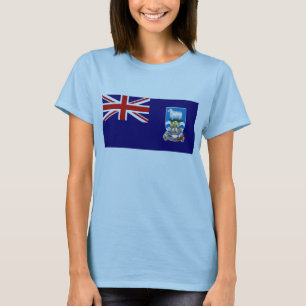 Camiseta Bandera de las Islas Falkland x Map T-Shirt