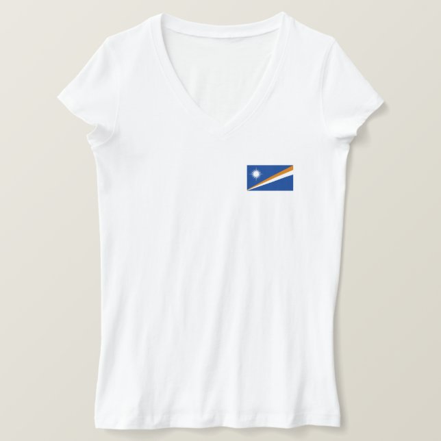 Camiseta Bandera de las Islas Marshall (Anverso del diseño)