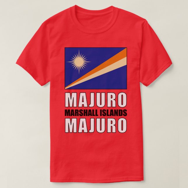 Camiseta Bandera de las Islas Marshall (Diseño del anverso)
