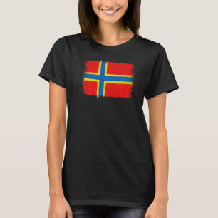 Camiseta Bandera de las Islas Orkney St Magnusu2019 Cross O