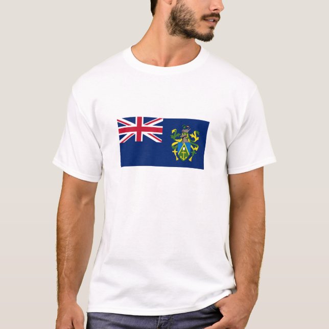 Camiseta Bandera de las Islas Pitcairn (Anverso)