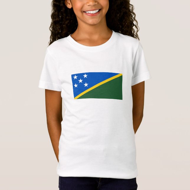 Camiseta Bandera de las Islas Salomón (Anverso)