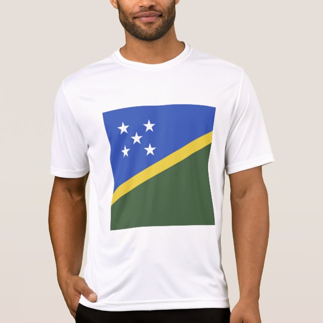 Camiseta Bandera de las Islas Salomón (Anverso)