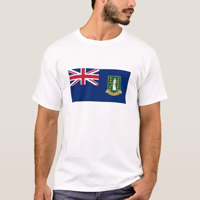 Camiseta Bandera de las Islas Vírgenes Británicas (Anverso)