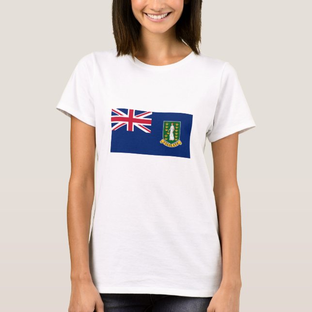Camiseta Bandera de las Islas Vírgenes Británicas (Anverso)