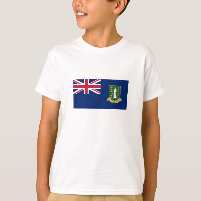 Camiseta Bandera de las Islas Vírgenes Británicas (Anverso)