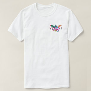 Camiseta Bandera de las Islas Vírgenes de Estados Unidos, c