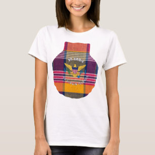 Camiseta Bandera de las Islas Vírgenes de Estados Unidos S
