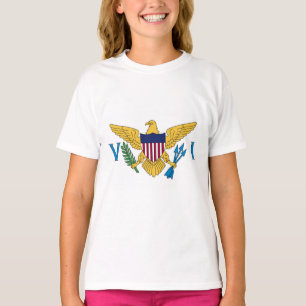 Camiseta Bandera de las Islas Vírgenes de los Estados Unido