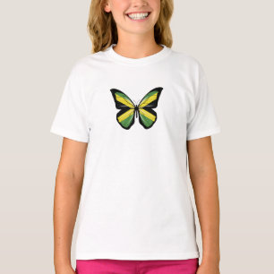 Camiseta Bandera de las mariposas de Jamaica