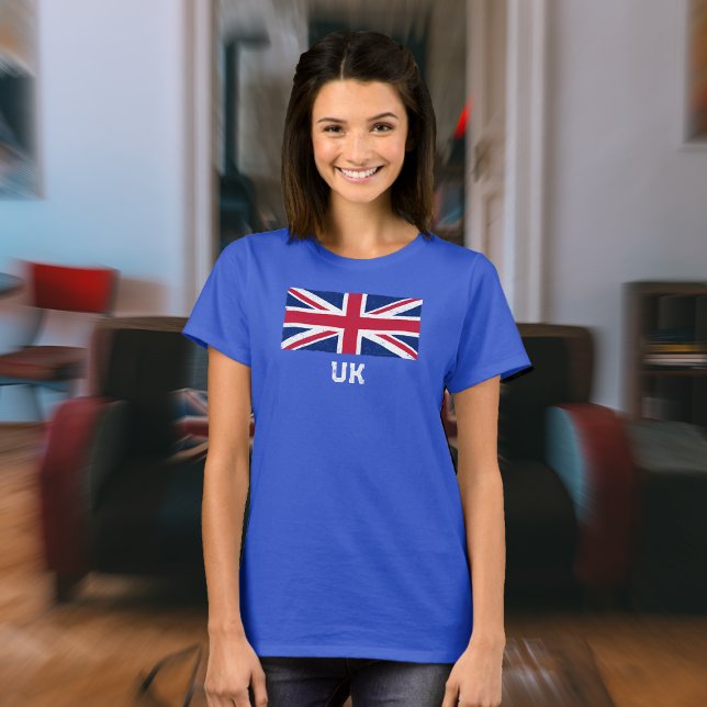 Camiseta Bandera de las naves de la antigua Unión (Texto bl (Subido por el creador)