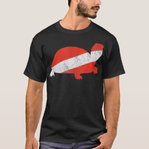 Camiseta Bandera de las tortugas marinas para buceadores Sc