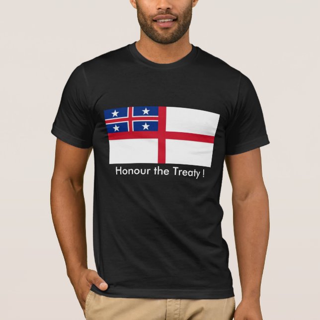 Camiseta Bandera de las tribus unidas de Nueva Zelanda (Anverso)