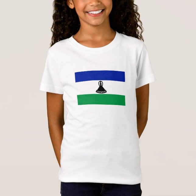 Camiseta Bandera de Lesoto (Anverso)