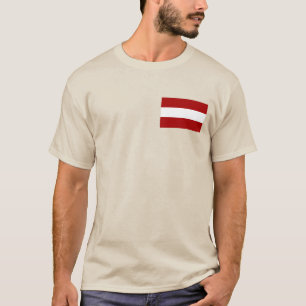 Camiseta Bandera de Letonia