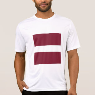 Camiseta Bandera de Letonia