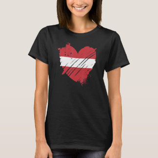 Camiseta Bandera De Letonia Me Encanta Letonia Está En Mi A