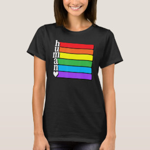 Camiseta Bandera De Lgbt Derechos Humanos Gay Lesbiana Tran