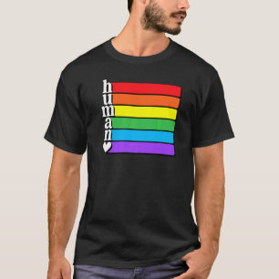 Camiseta Bandera De Lgbt Derechos Humanos Gay Lesbiana Tran