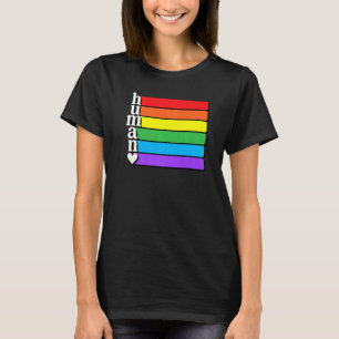 Camiseta Bandera De Lgbt Derechos Humanos Gay Lesbiana Tran