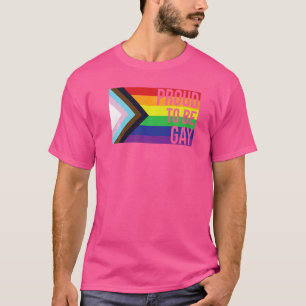 Camiseta Bandera De Lgbtqia+ Lgbtq+ Orgullosa De Ser Gay L