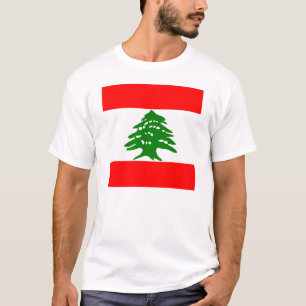 Camiseta Bandera de Líbano