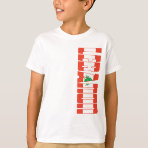 Camiseta Bandera de Líbano