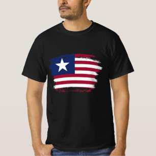 Camiseta bandera de Liberia