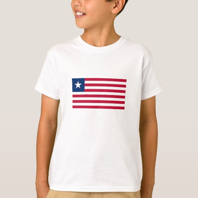 Camiseta Bandera de Liberia (Anverso)