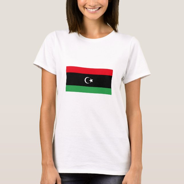 Camiseta Bandera de Libia (Anverso)