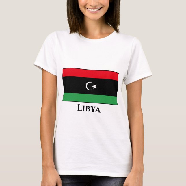 Camiseta Bandera de Libia (Libia) (Anverso)