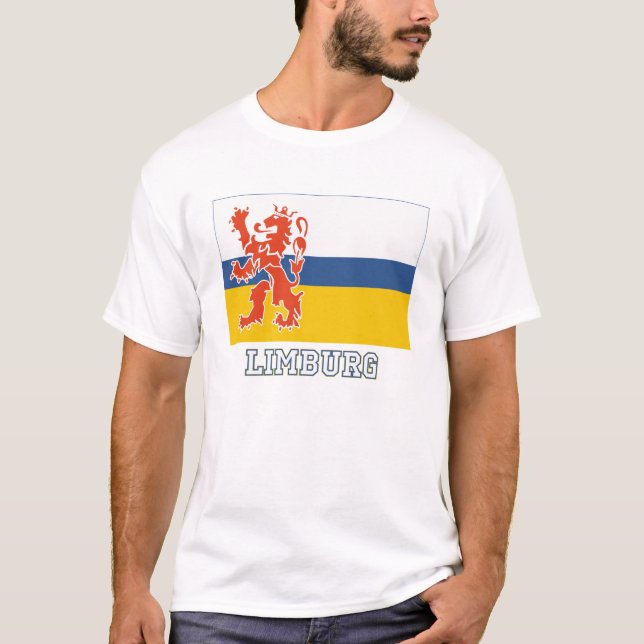 Camiseta Bandera de Limburgo con nombre (Anverso)