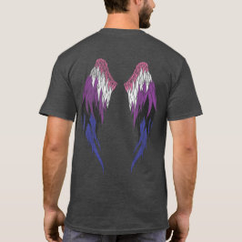Camiseta Bandera de líquido de género - Ángel Wings