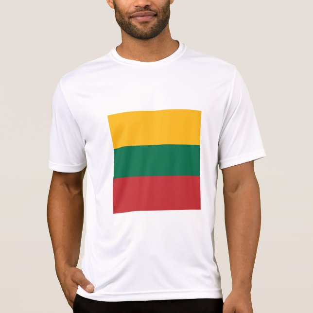 Camiseta Bandera de Lituania (Anverso)