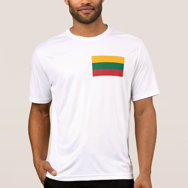 Camiseta Bandera de Lituania (Anverso)